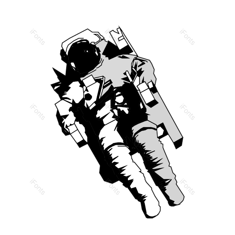 插画图片,人物素材元素,卡通宇航员PNG,免抠素材